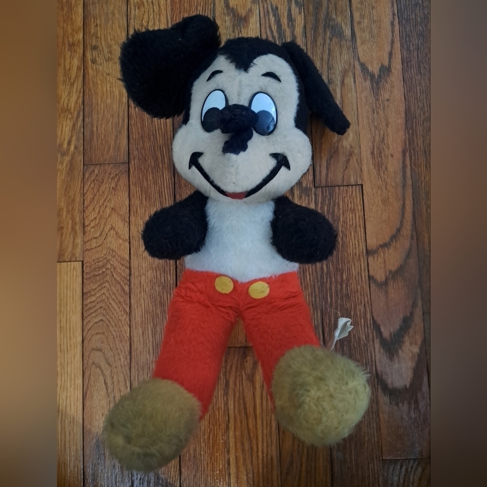 Disney Plush Character Toy - Black, White, Red, Tan